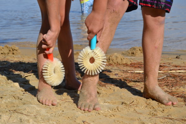 Duo Bross' Playa bleue et orange